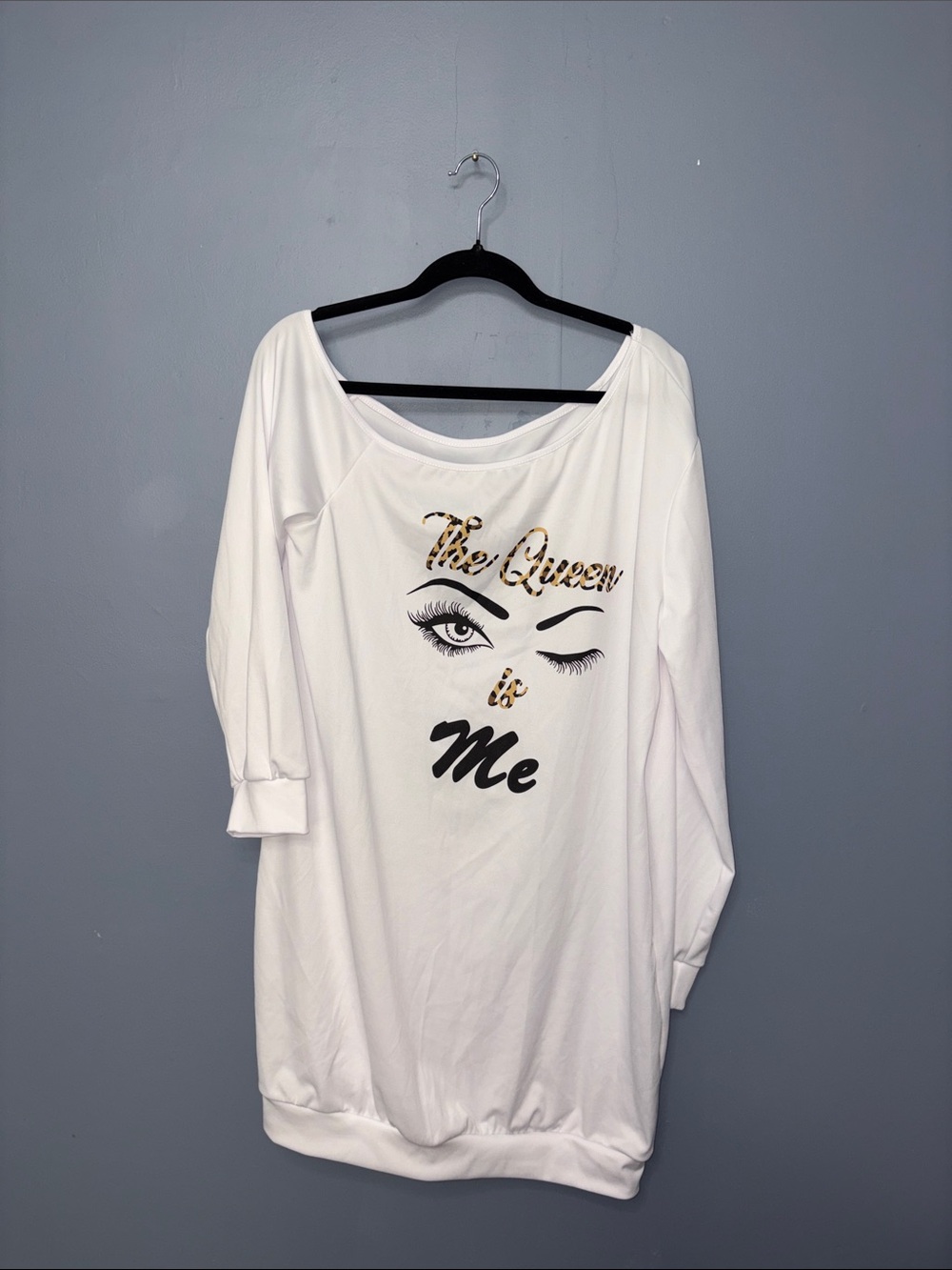 White Graphic Dress